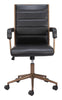 Auction Office Chair Vintage Black - Cozy Roots Decor