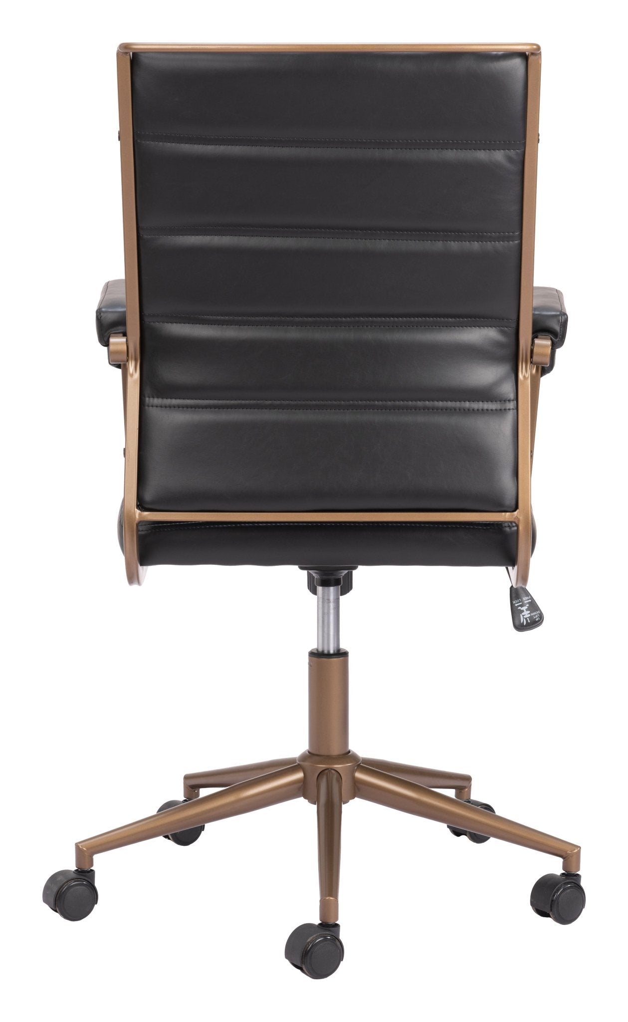Auction Office Chair Vintage Black - Cozy Roots Decor