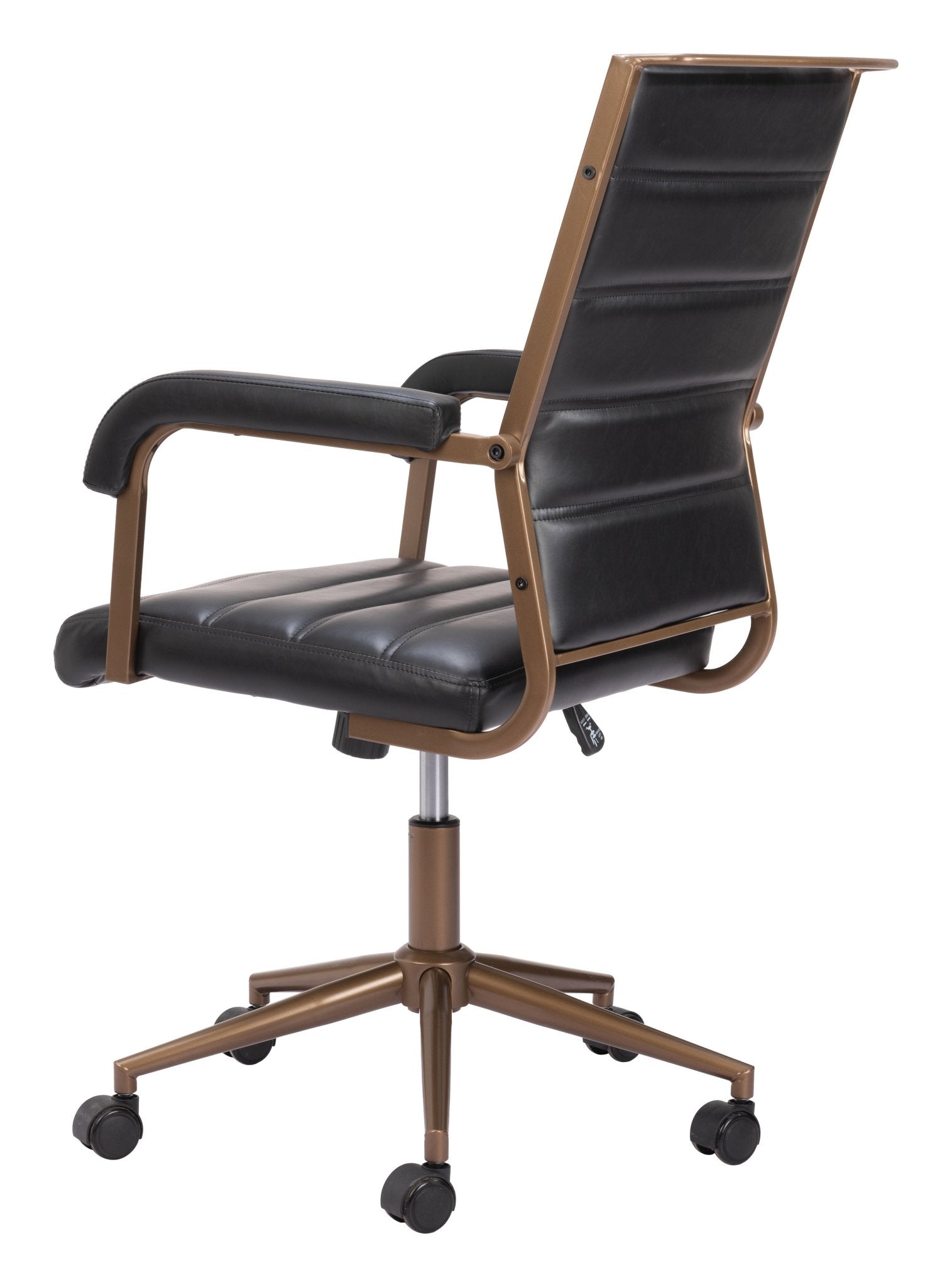 Auction Office Chair Vintage Black - Cozy Roots Decor