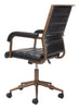 Auction Office Chair Vintage Black - Cozy Roots Decor