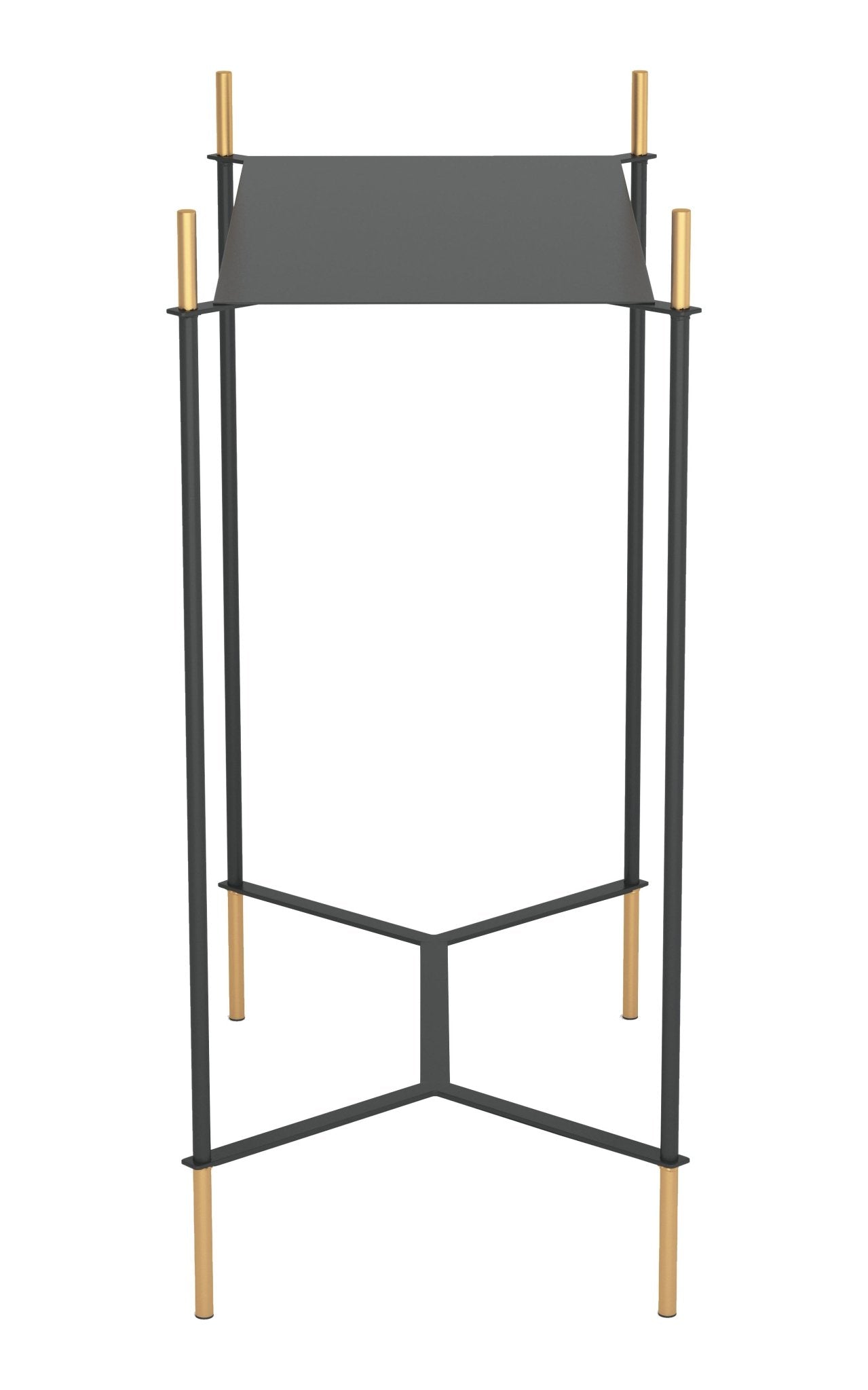 Austin Side Table Black & Gold - Cozy Roots Decor