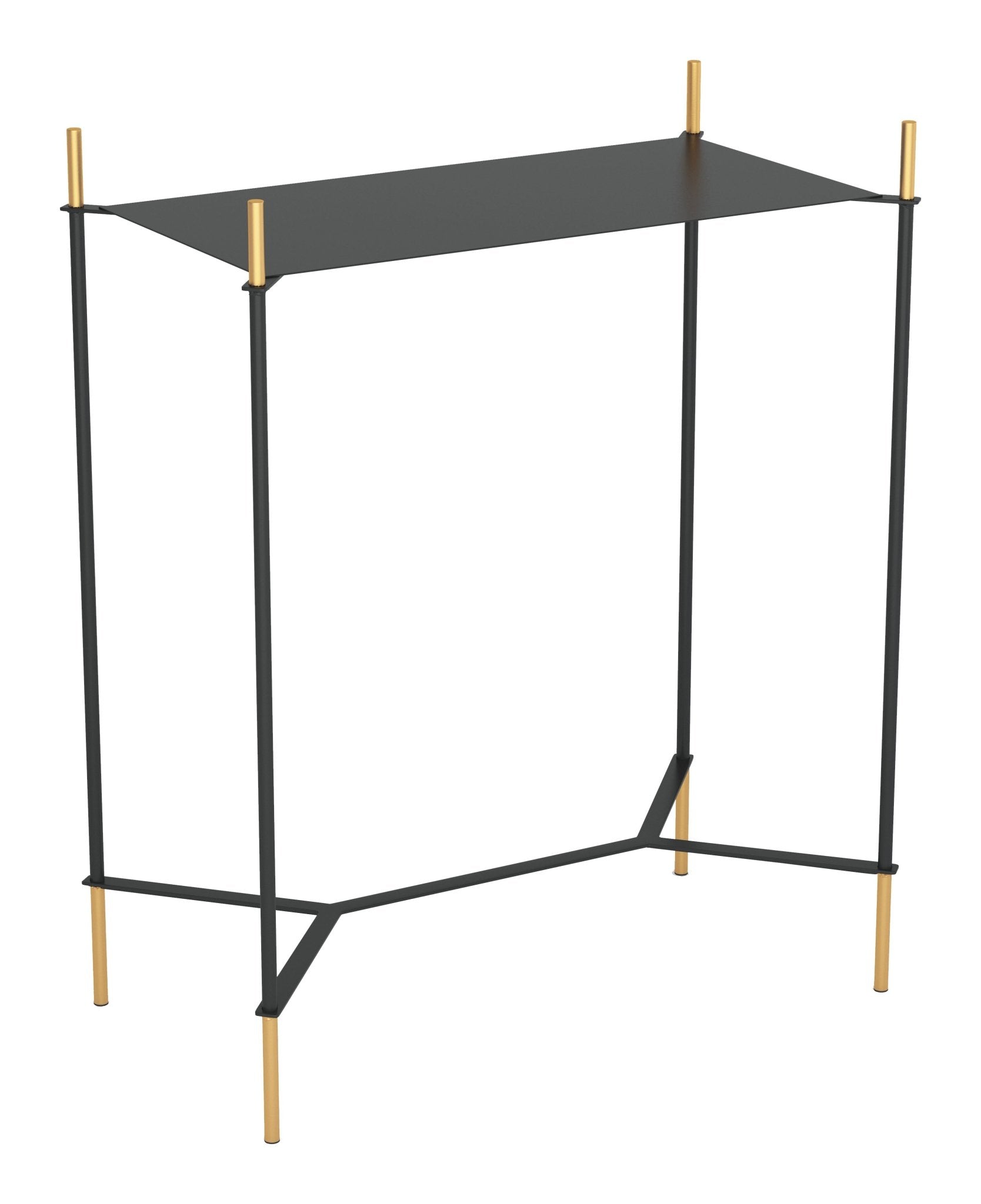 Austin Side Table Black & Gold - Cozy Roots Decor