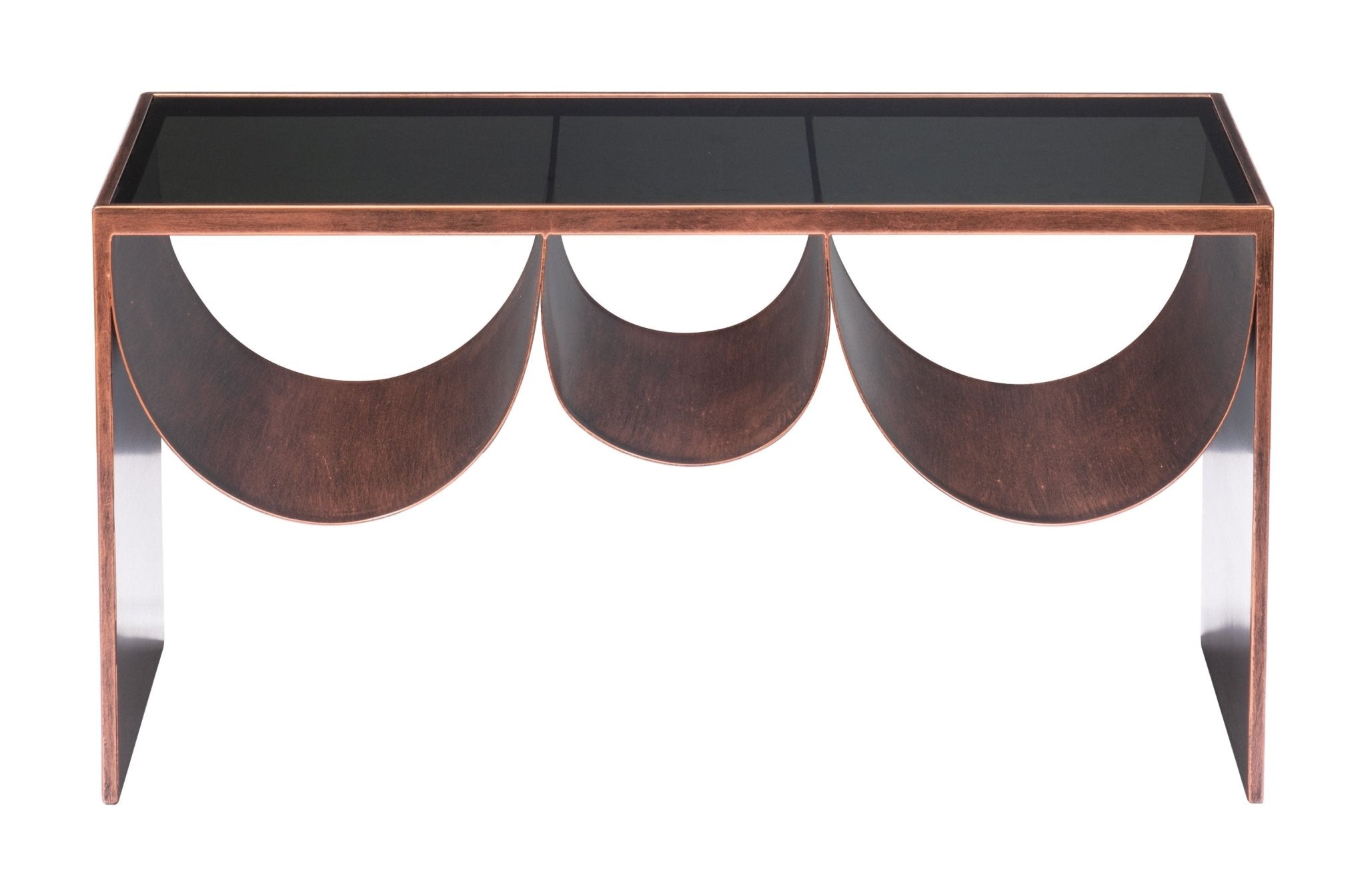 Aveiro Coffee Table Copper & Black - Cozy Roots Decor