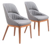 Ayr Dining Chair (Set of 2) Slate Gray - Cozy Roots Decor