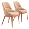 Ayr Dining Chair (Set of 2) Tan - Cozy Roots Decor