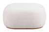 Azua Ottoman Cream - Cozy Roots Decor