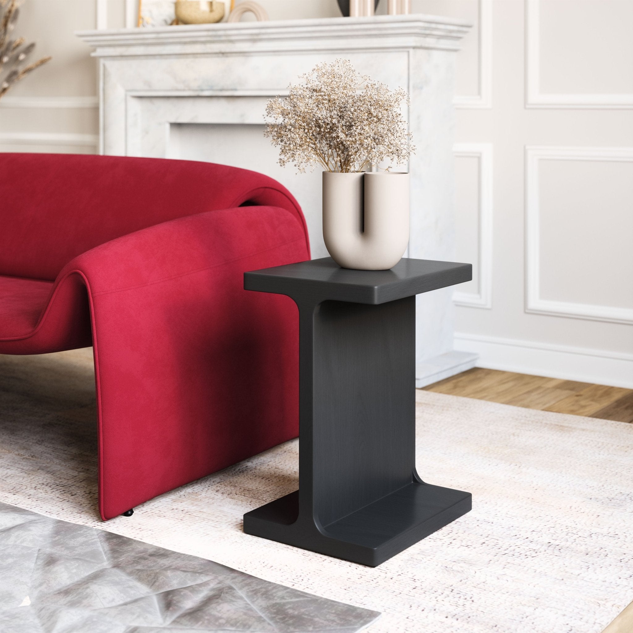 Bama Side Table Black - Cozy Roots Decor