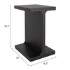 Bama Side Table Black - Cozy Roots Decor