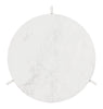 Barmas Side Table White & Silver - Cozy Roots Decor