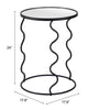 Bastia Side Table Black - Cozy Roots Decor