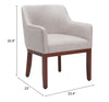 Berbera Dining Chair Gray - Cozy Roots Decor