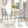 Bethpage Dining Chair (Set of 2) Multicolor Print & Green - Cozy Roots Decor