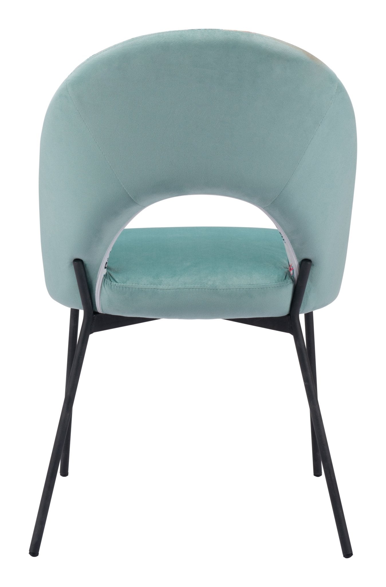 Bethpage Dining Chair (Set of 2) Multicolor Print & Green - Cozy Roots Decor