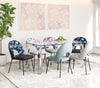 Bethpage Dining Chair (Set of 2) Multicolor Print & Green - Cozy Roots Decor