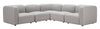 Biak Middle Chair Gray - Cozy Roots Decor
