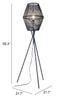 Billie Floor Lamp Black - Cozy Roots Decor