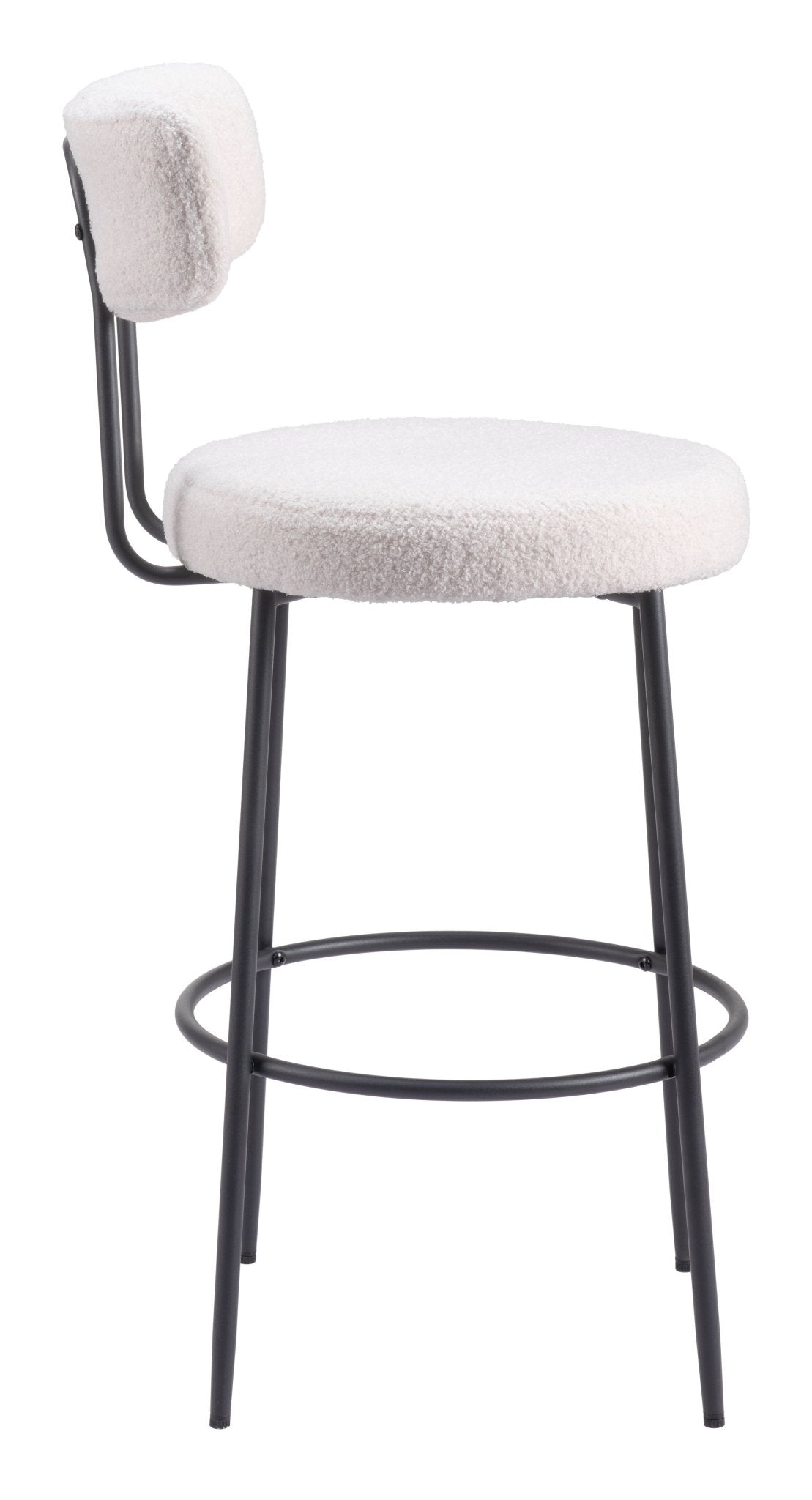 Blanca Barstool (Set of 2) Ivory - Cozy Roots Decor
