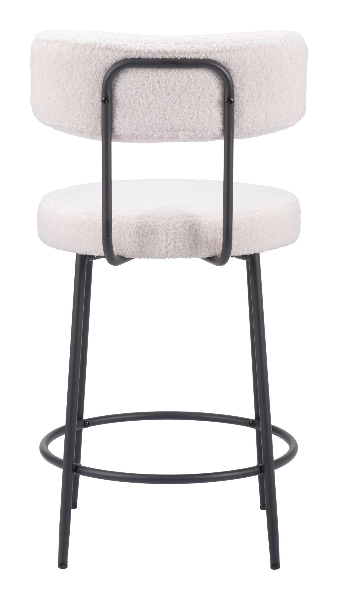 Blanca Counter Stool (Set of 2) Ivory - Cozy Roots Decor