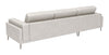 Bliss LAF Chaise Sectional Beige - Cozy Roots Decor