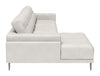 Bliss LAF Chaise Sectional Beige - Cozy Roots Decor