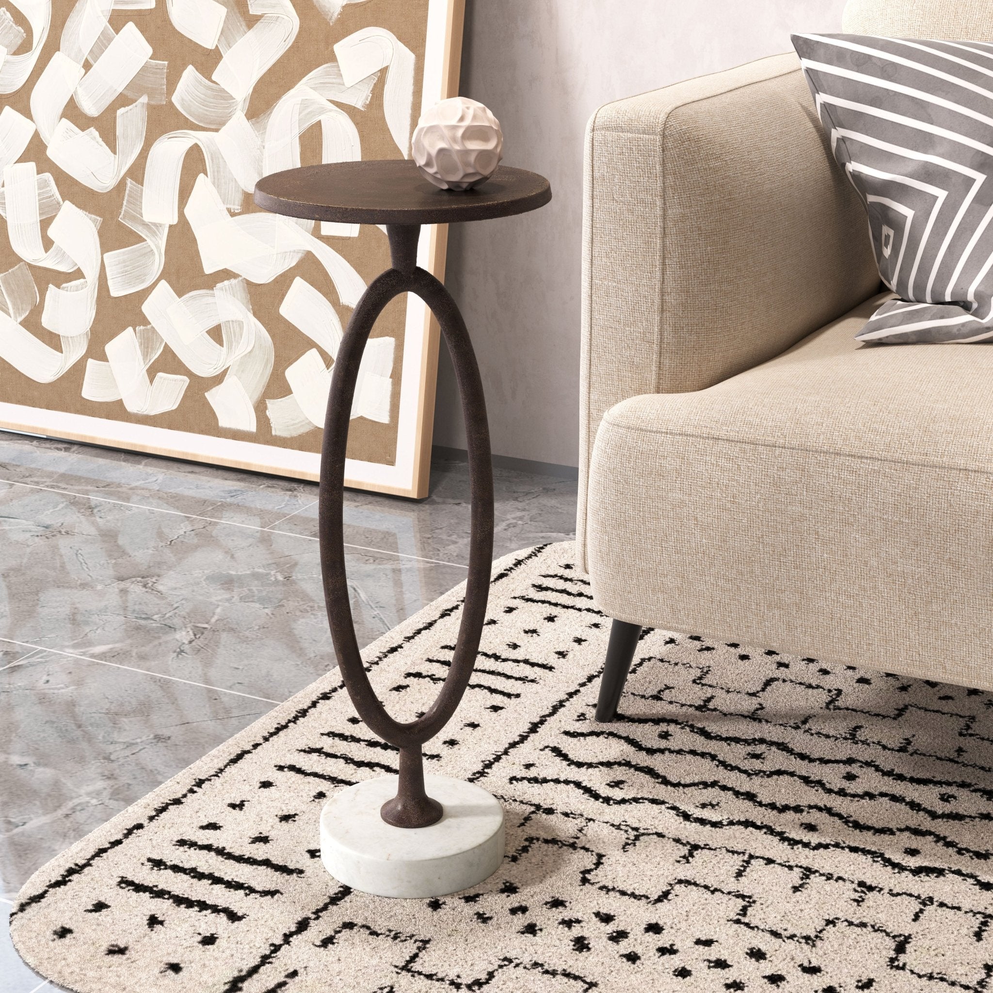 Bonita Accent Table Bronze - Cozy Roots Decor