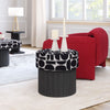 Boto Storage Ottoman Black & White - Cozy Roots Decor