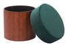 Boto Storage Ottoman Green - Cozy Roots Decor