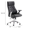 Boutique Office Chair Black - Cozy Roots Decor