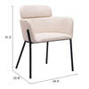 Bremor Dining Chair (Set of 2) Beige - Cozy Roots Decor