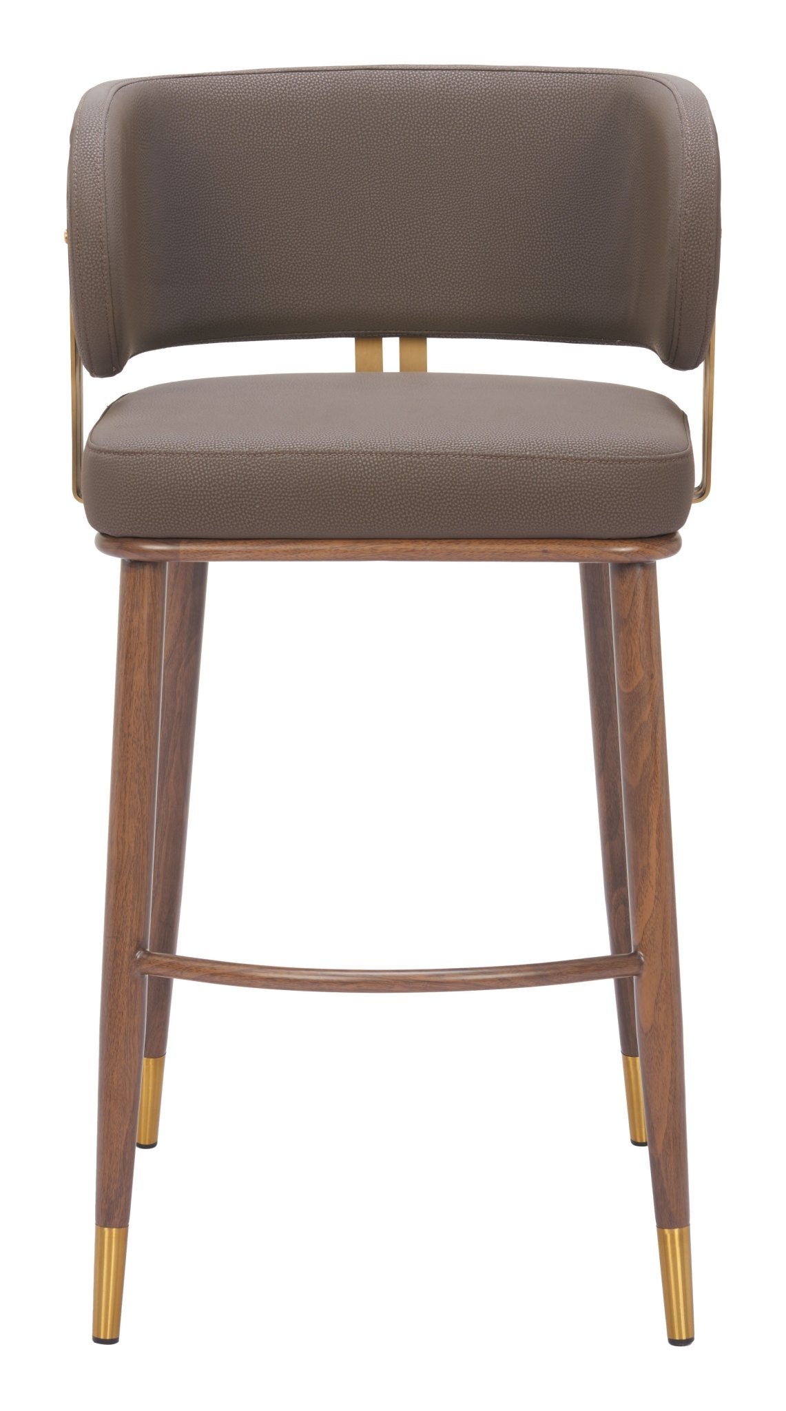 Brew Barstool (Set of 2) Brown & Walnut - Cozy Roots Decor