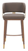 Brew Barstool (Set of 2) Brown & Walnut - Cozy Roots Decor