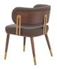 Brew Dining Chair (Set of 2) Brown & Walnut - Cozy Roots Decor