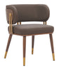 Brew Dining Chair (Set of 2) Brown & Walnut - Cozy Roots Decor