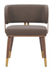 Brew Dining Chair (Set of 2) Brown & Walnut - Cozy Roots Decor