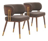 Brew Dining Chair (Set of 2) Brown & Walnut - Cozy Roots Decor