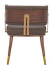 Brew Dining Chair (Set of 2) Brown & Walnut - Cozy Roots Decor