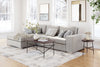 Brickell Sectional Light Gray - Cozy Roots Decor