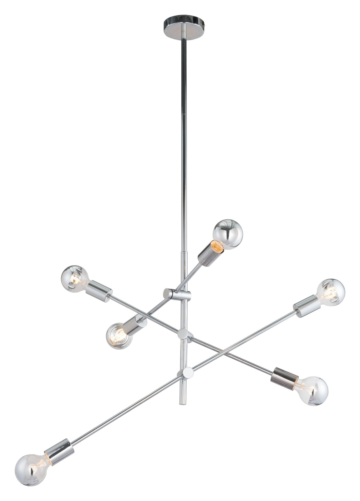 Brixton Ceiling Lamp Chrome - Cozy Roots Decor