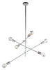 Brixton Ceiling Lamp Chrome - Cozy Roots Decor