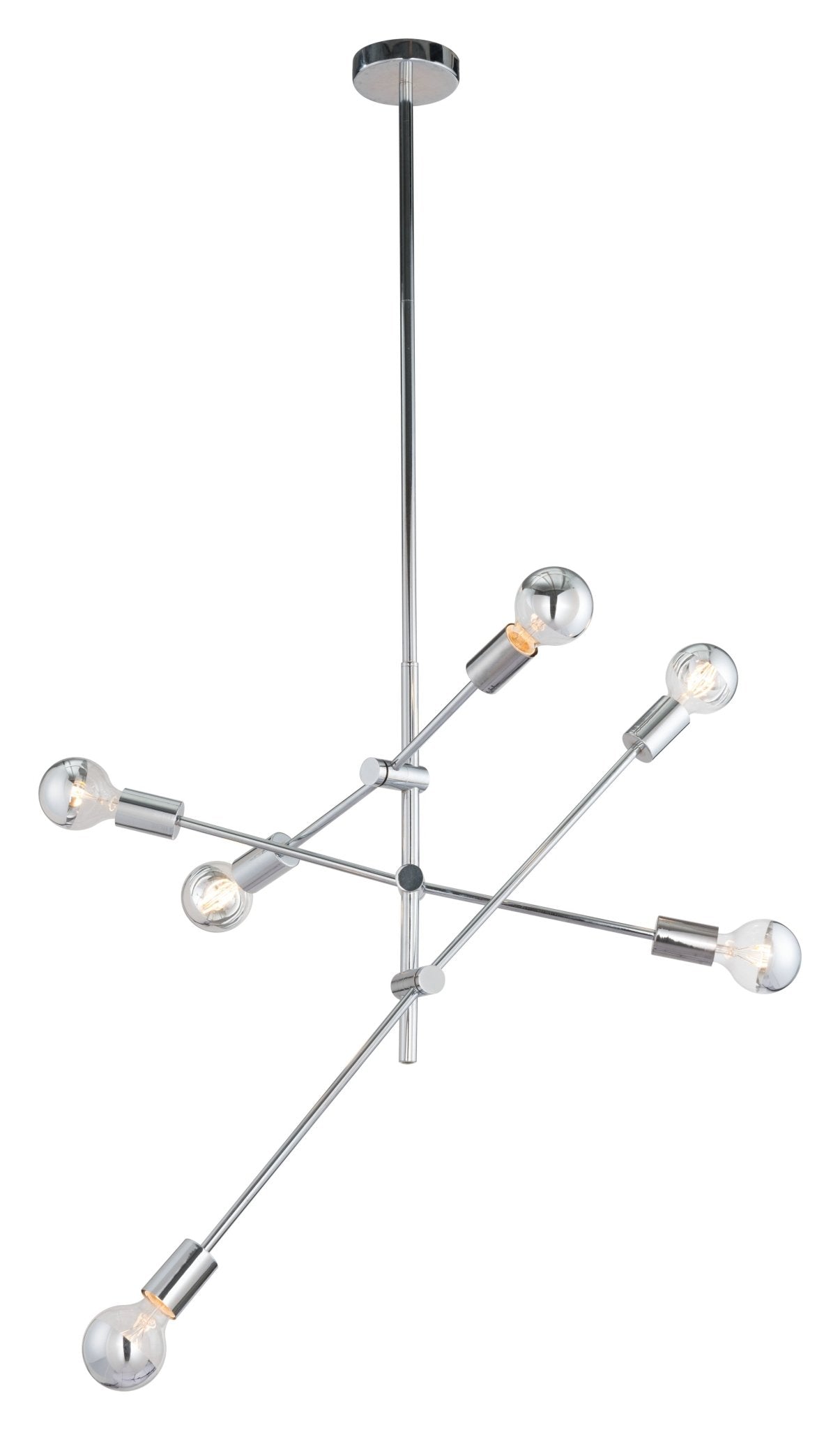 Brixton Ceiling Lamp Chrome - Cozy Roots Decor