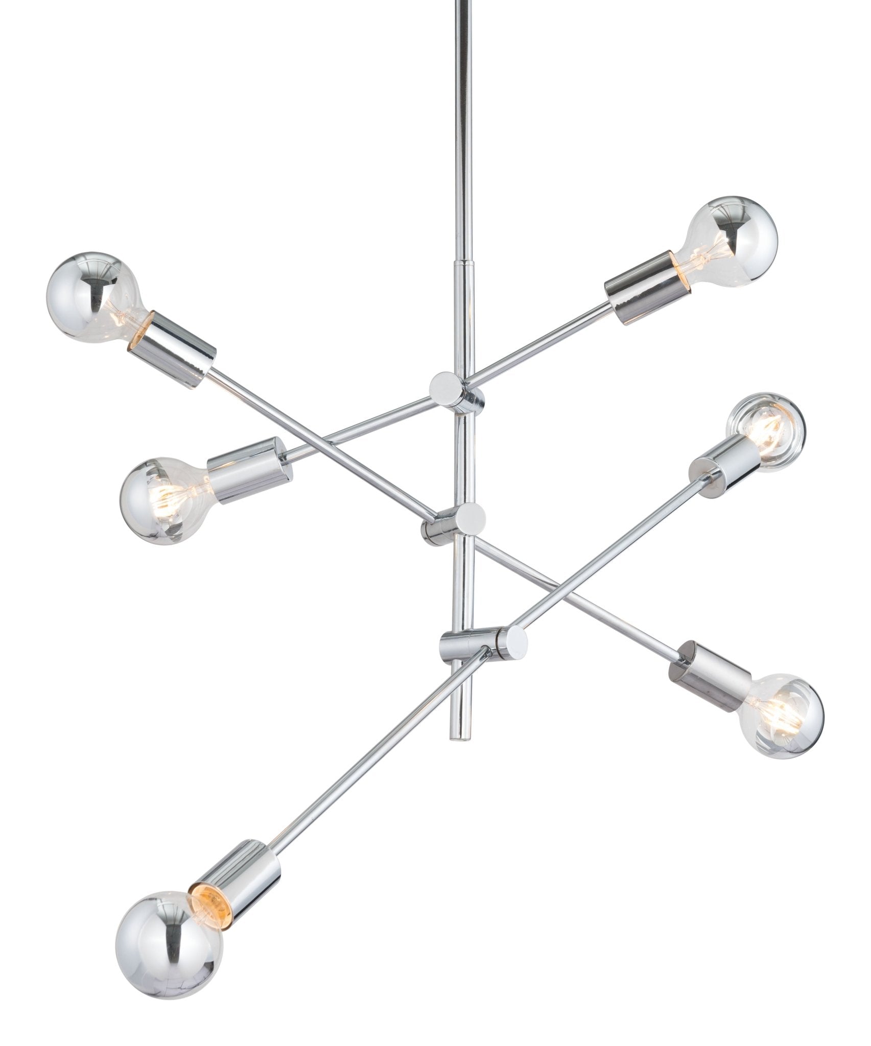 Brixton Ceiling Lamp Chrome - Cozy Roots Decor