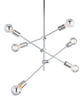 Brixton Ceiling Lamp Chrome - Cozy Roots Decor