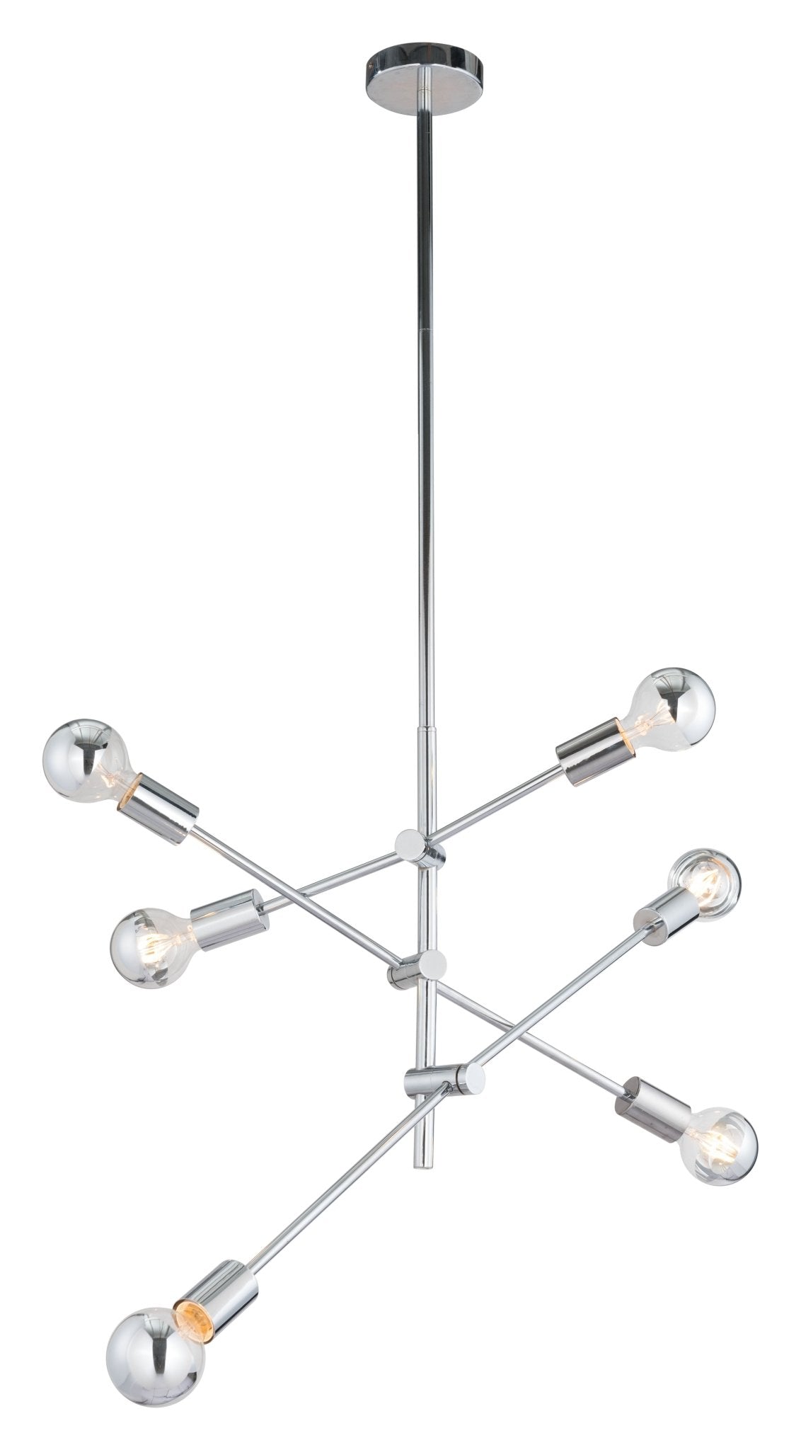 Brixton Ceiling Lamp Chrome - Cozy Roots Decor