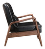Bully Lounge Chair & Ottoman Black - Cozy Roots Decor