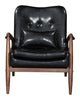 Bully Lounge Chair & Ottoman Black - Cozy Roots Decor