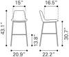 Byron Barstool Brown - Cozy Roots Decor