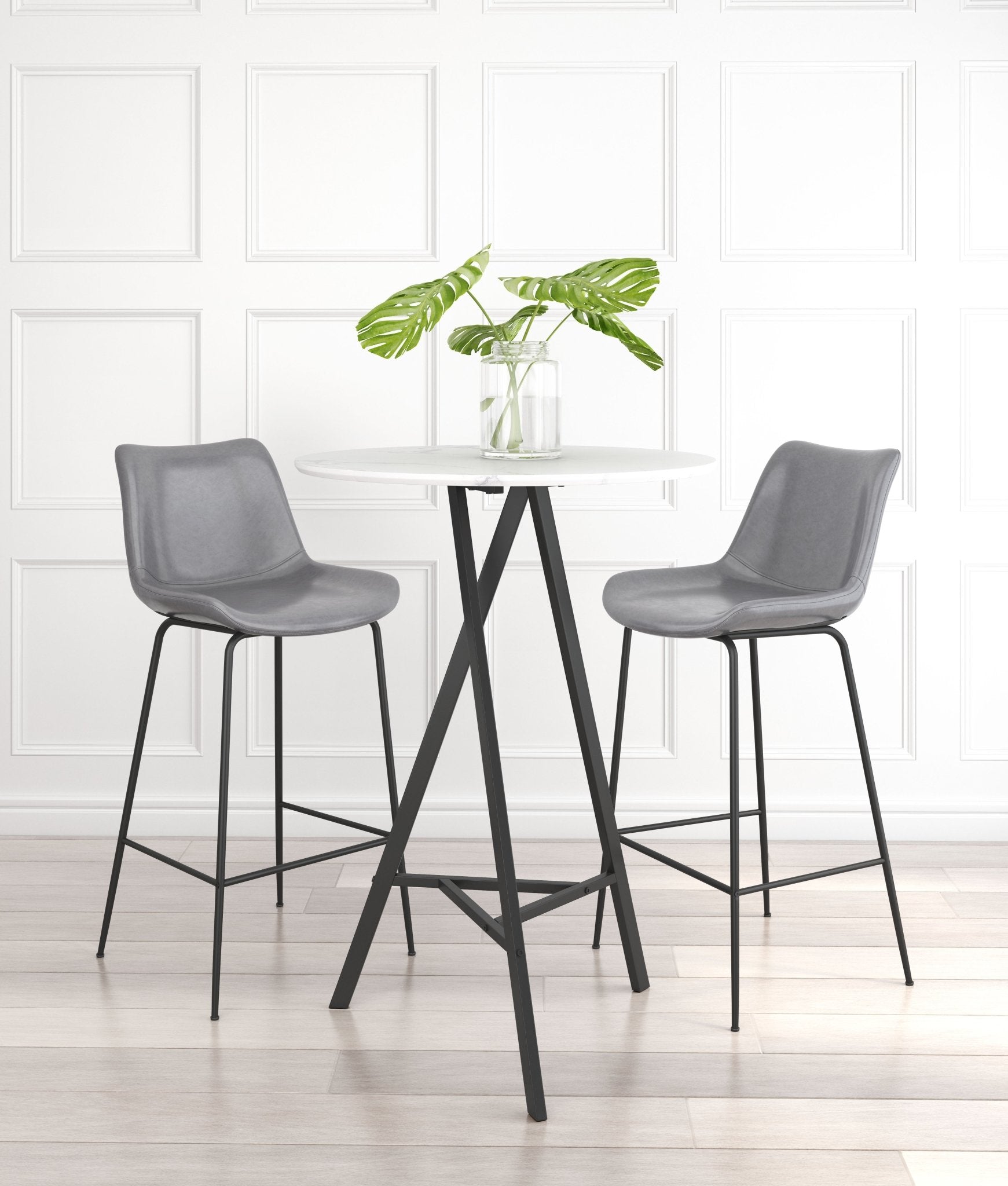 Byron Barstool Gray - Cozy Roots Decor