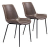 Byron Dining Chair (Set of 2) Brown - Cozy Roots Decor