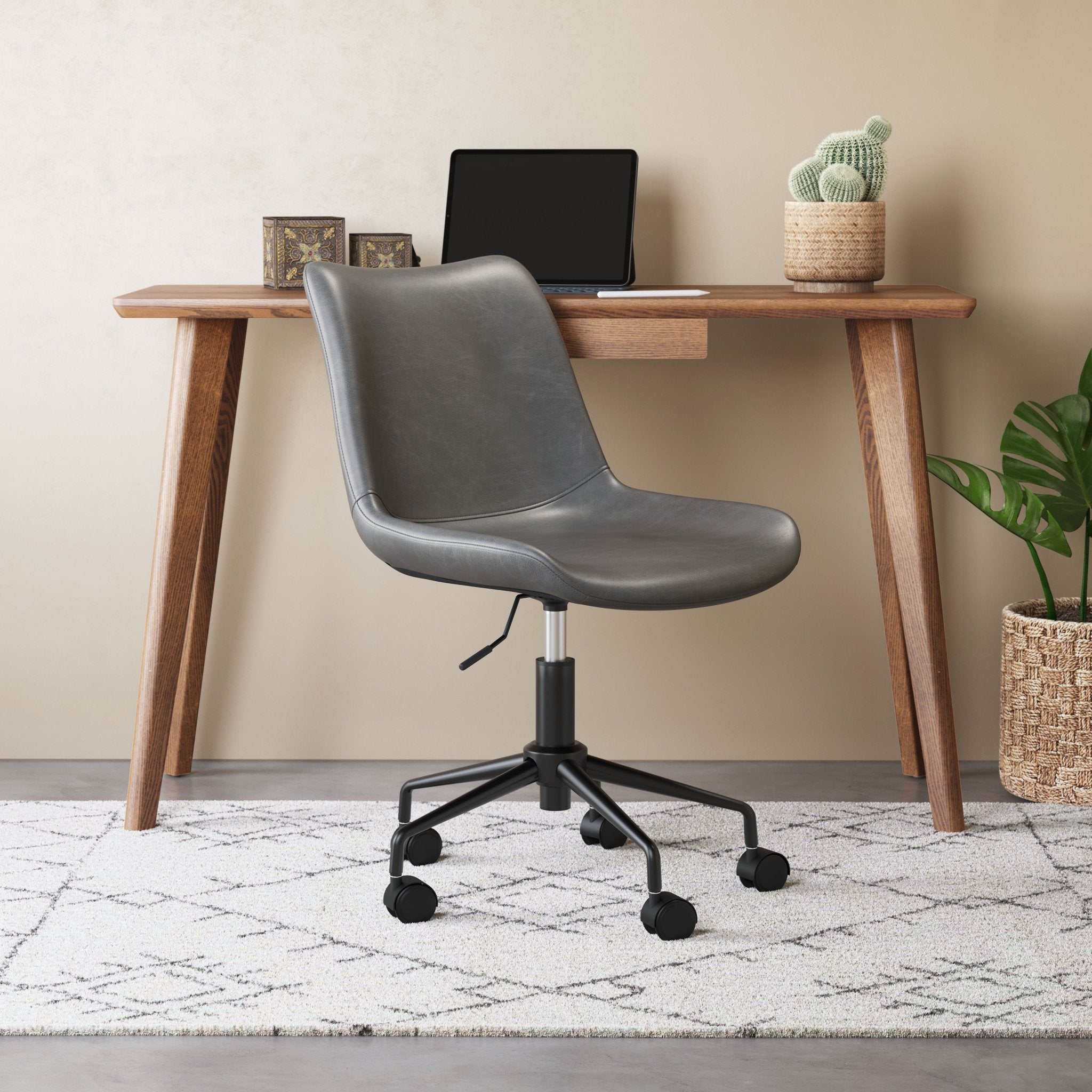 Byron Office Chair Gray - Cozy Roots Decor