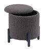 Calistoga Storage Ottoman Dark Gray - Cozy Roots Decor